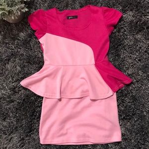 Pretty pink girls babydoll dress👗